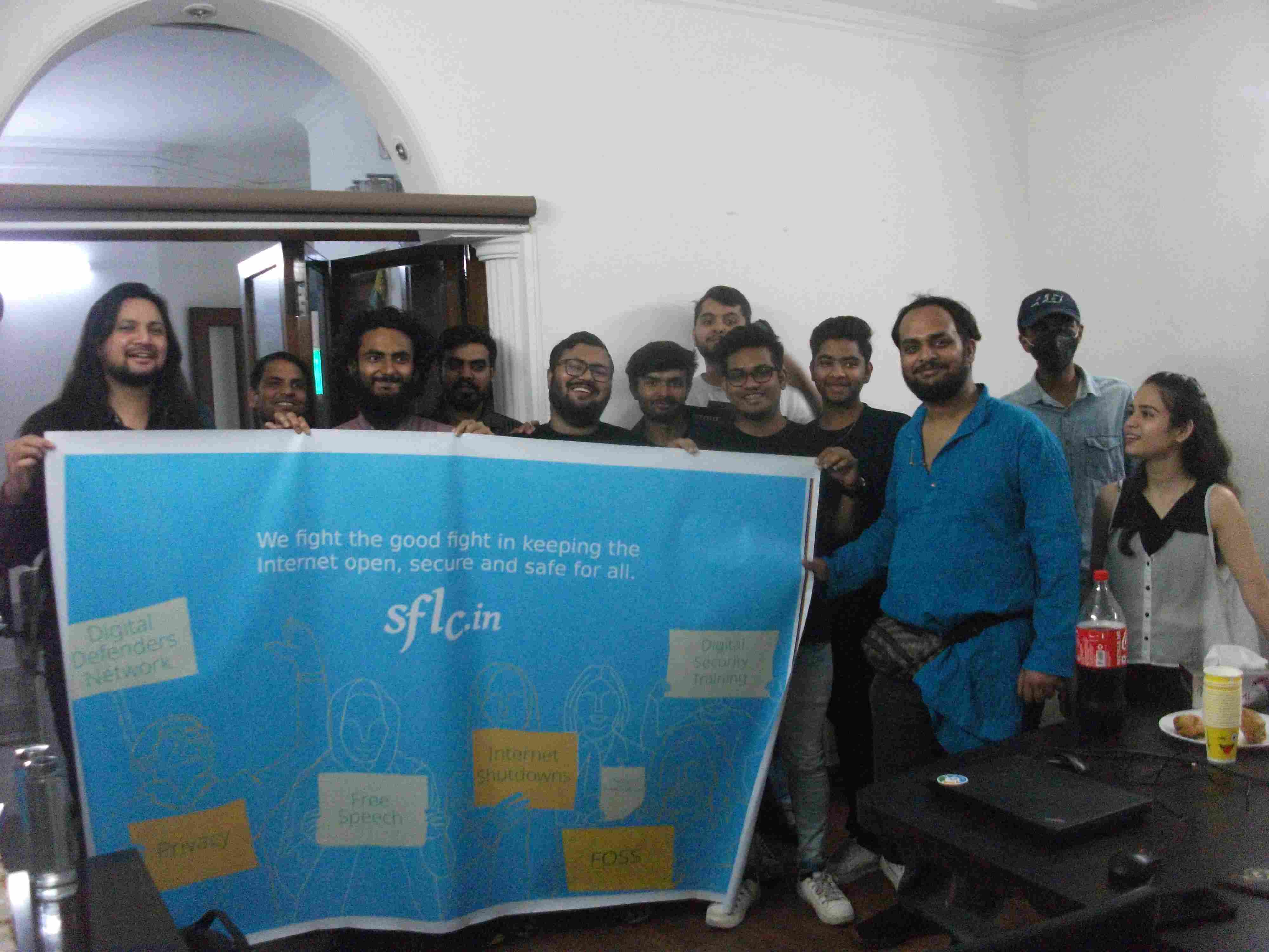 My first mapping party. The photo quality doesn’t justify its coolness. Please ignore the gender ratio.